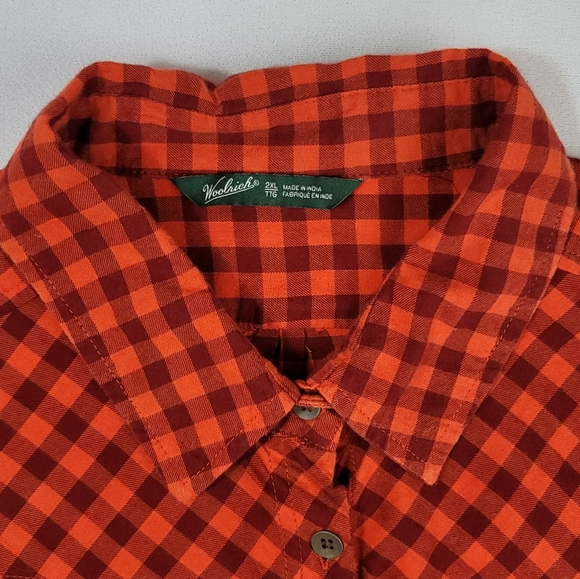 Woolrich Plaid Button Front Womens Shirt Top Sz 2XL - Picture 6 of 15